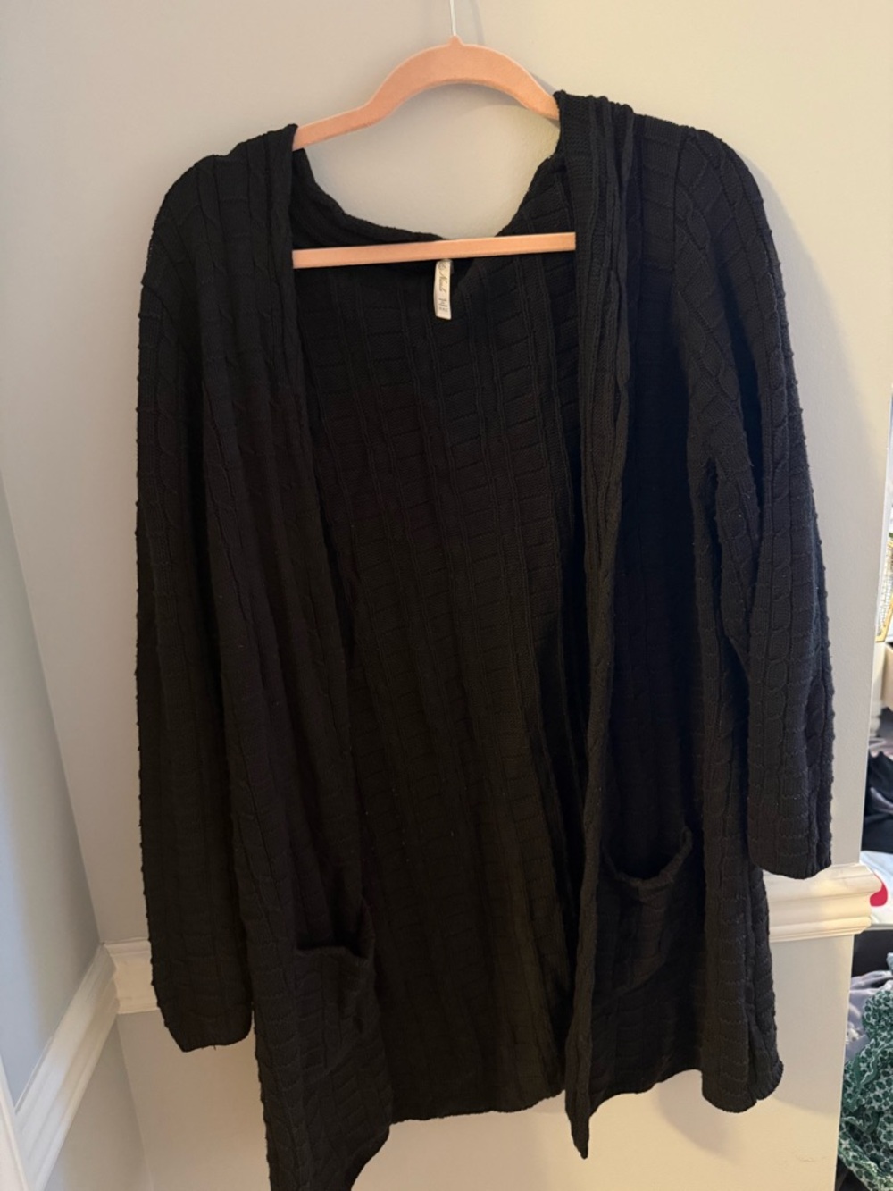 Black Knitted Cardigan